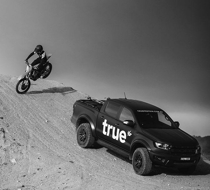 Ford Raptor Driving Through The Snow
